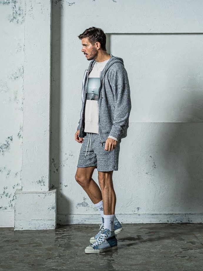 《予約11月17日19時締め》 MOLE YARN PILE zip loose hoodie / ジップフーディブ / グレー