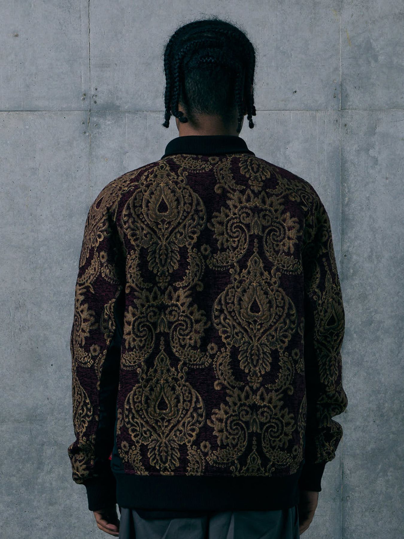 REGALIA JKT / ジャガードブルゾン / BURGUNDY