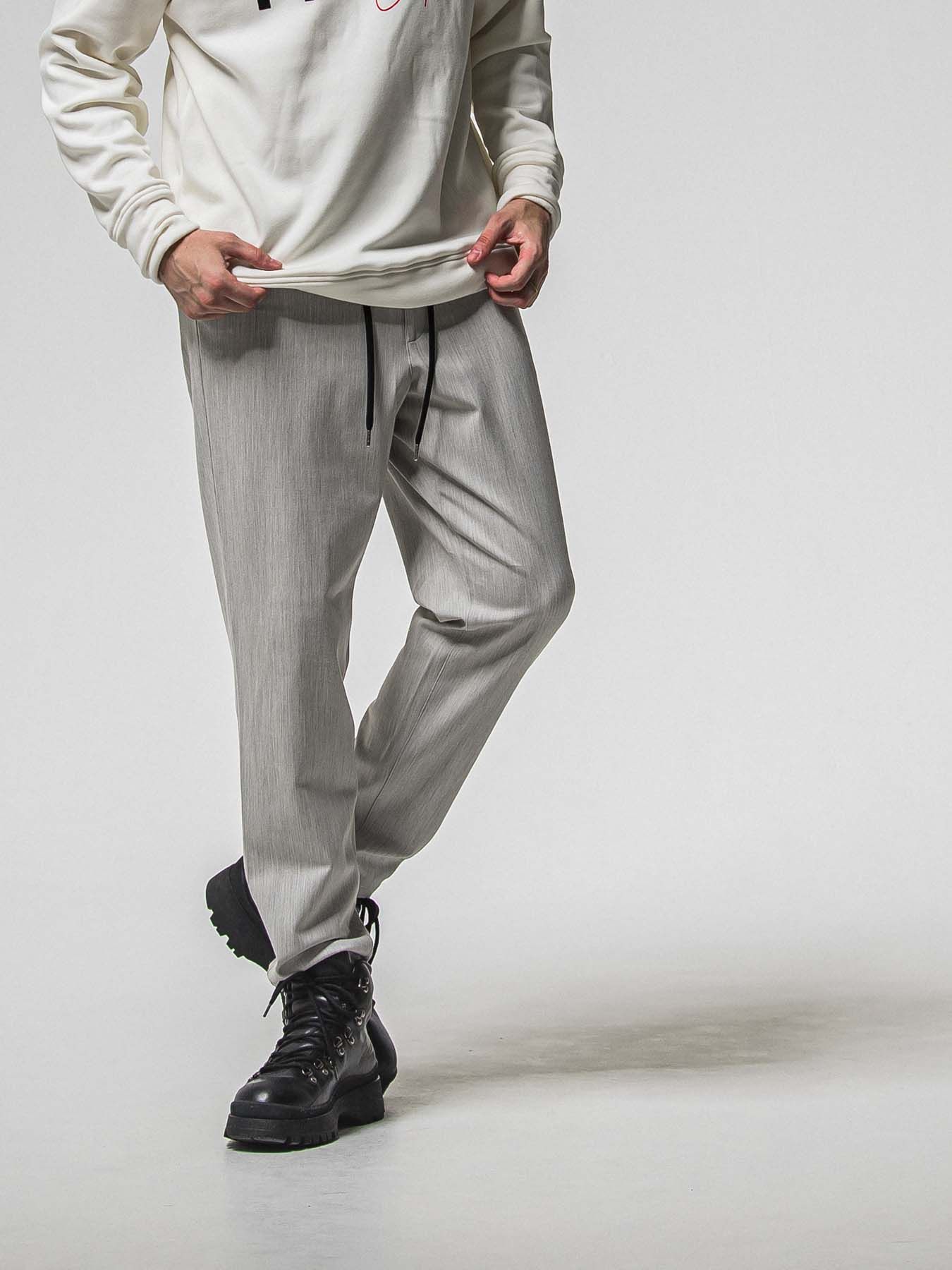 【予約品 】PAT WIDE EASY PANTS / パット ワイドイージーパンツ / グレー