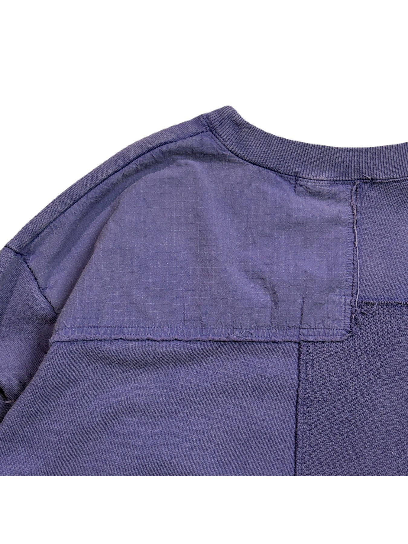 【予約品 3月9日(月) 18:00 締切】PATCHWORK SWEAT / パッチワーク スウェット / パープル