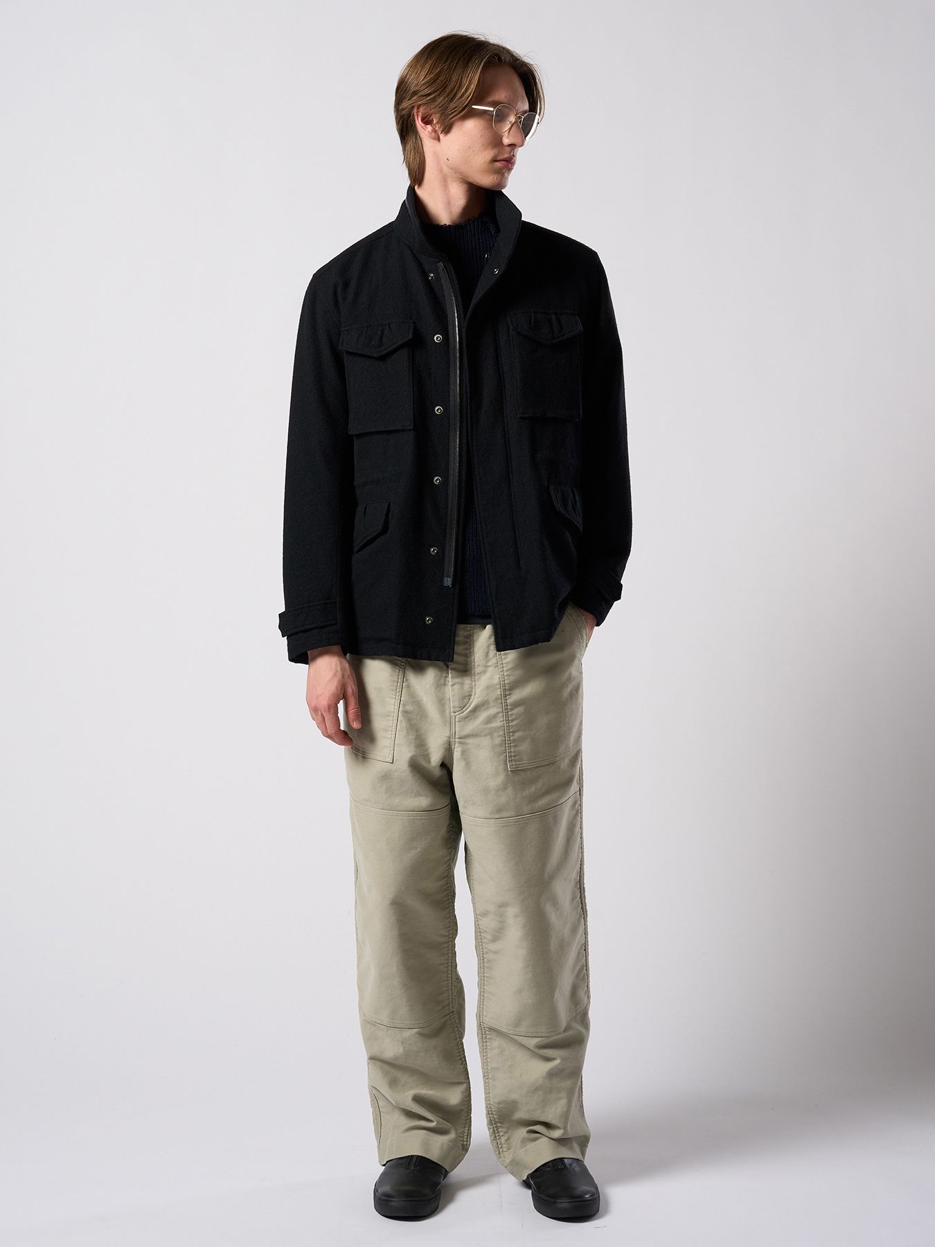 【予約品 4月19日(日) 18時締切】heavy moleskin work pants / ヘビーモールスキン ワークパンツ / ライトカーキ