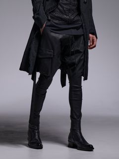 【予約品 1月4日(日) 締切】Coating Sarrouel Pants / コーティング サルエルパンツ / ブラック