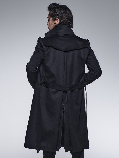 《予約品》 LongNapoleonCoat / ナポレオンコート / ブラック 【kiryuyrik】