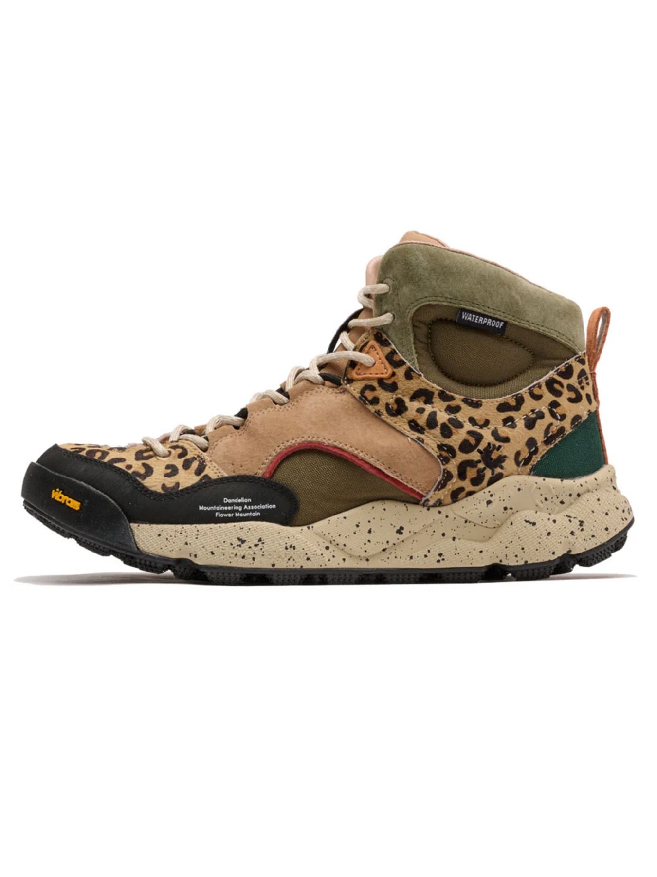【プレミアムセレクト】BACK COUNTRY HI / ハイカットスニーカー / Camel-Khaki-Leopars / FM66H-1-025