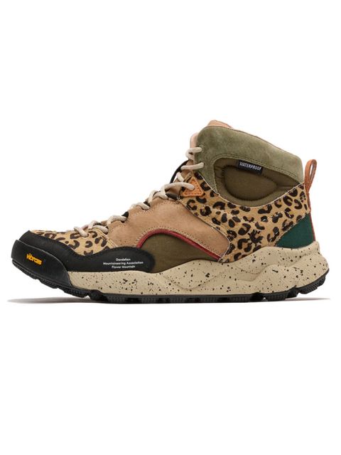 【プレミアムセレクト】BACK COUNTRY HI / ハイカットスニーカー / Camel-Khaki-Leopars / FM66H-1-025
