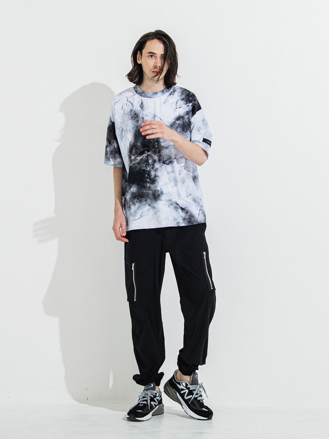 【予約品 】DAVID NYLON CARGO PANTS / デヴィッドナイロンカーゴパンツ / ブラック
