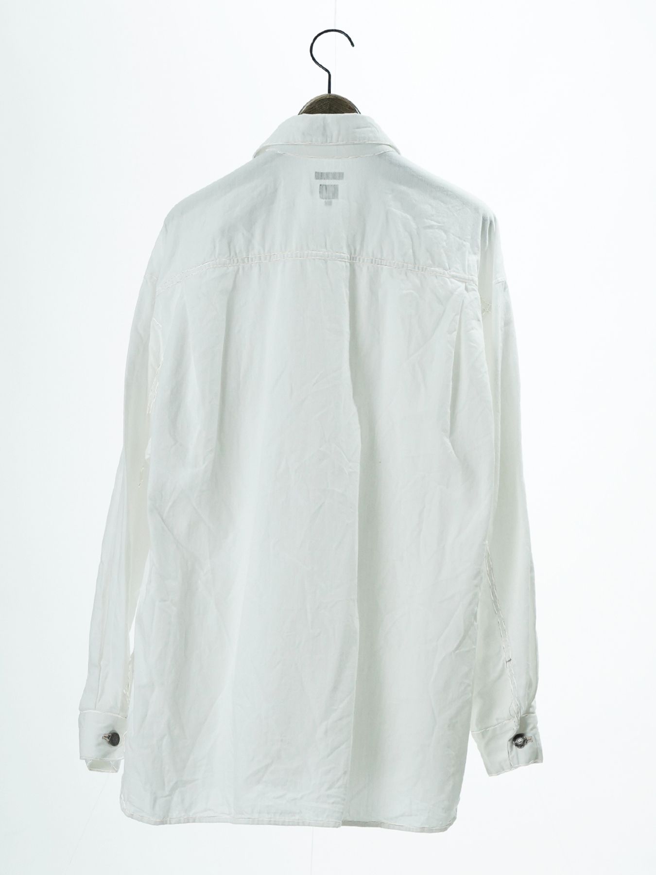 【予約品 10月26日(日) 締切】90sDENIMSHIRTS / デニムオーバーシャツ / WH×L.GRAY