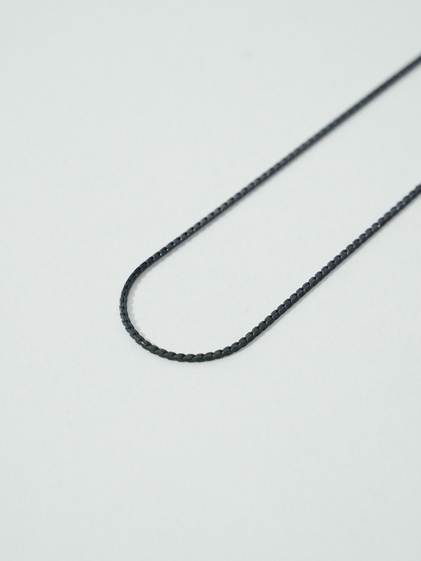 【予約品 5月27日(水) 締切】DRAGONSCALES NECKLACE narrow / チェーンネックレス / ブラック