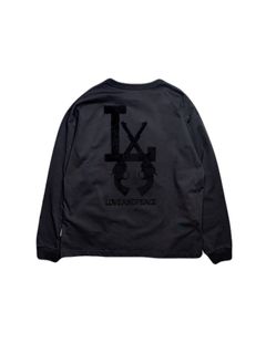 【予約品 3月9日(月) 18:00 締切】LA FUR PRINT L/S T / LA ファープリント ロンT / ブラック×ブラック