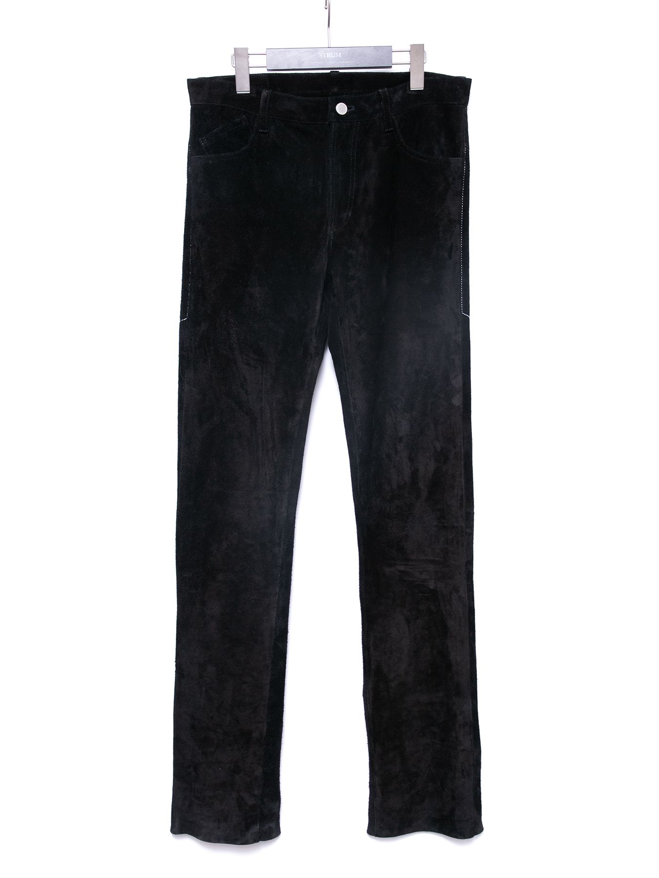 【予約品 4月6日(月) 締切】Japanese Steer Suede Six Pocket Pants / ジャパン ステアスエード 6ポケットパンツ / LAD GEAR / BLACK