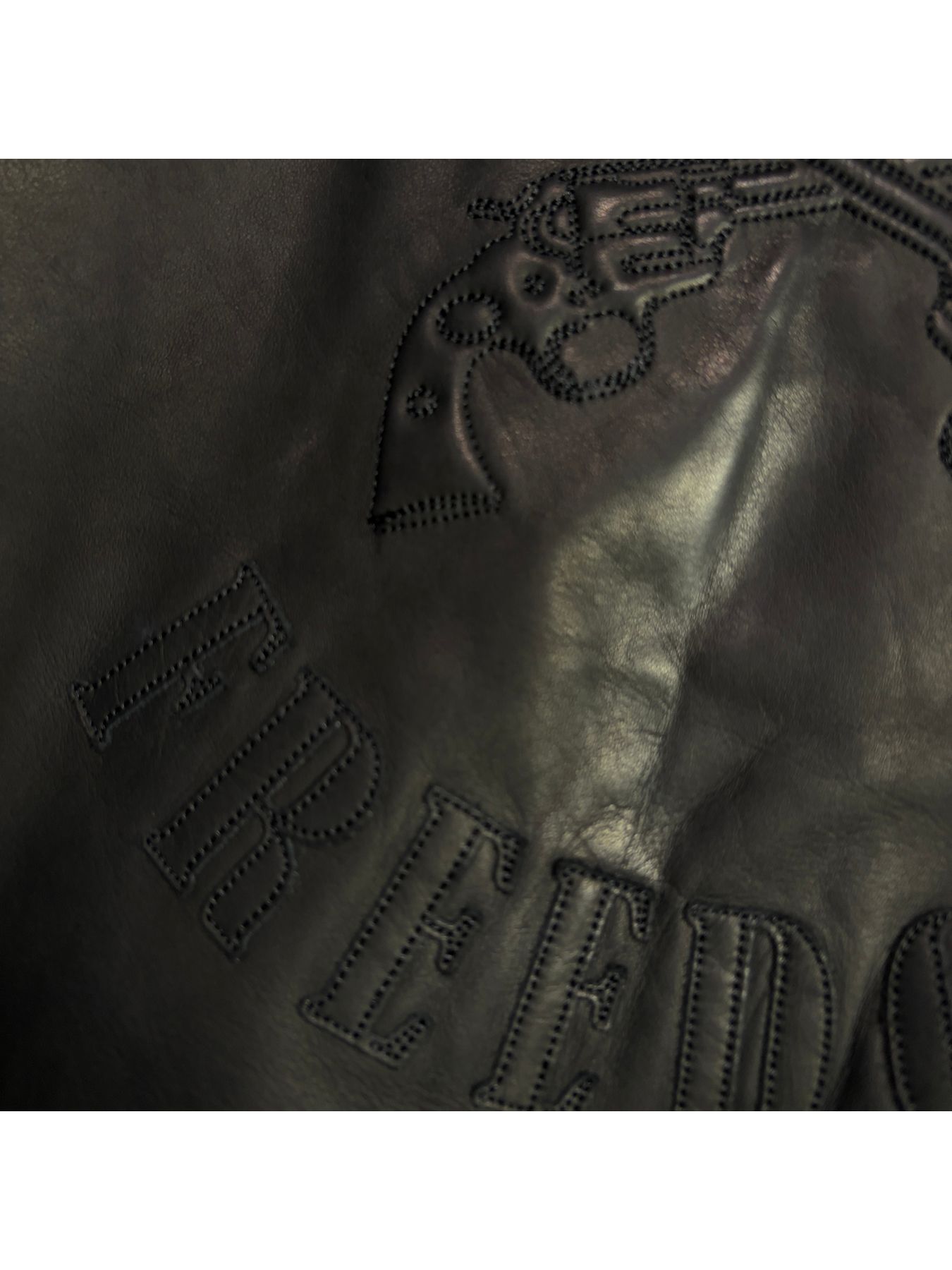 【予約品 3月9日(月) 18:00 締切】COW LEATHER ZIP JKT / カウレザー スタンド ジップ ブルゾン / ブラック