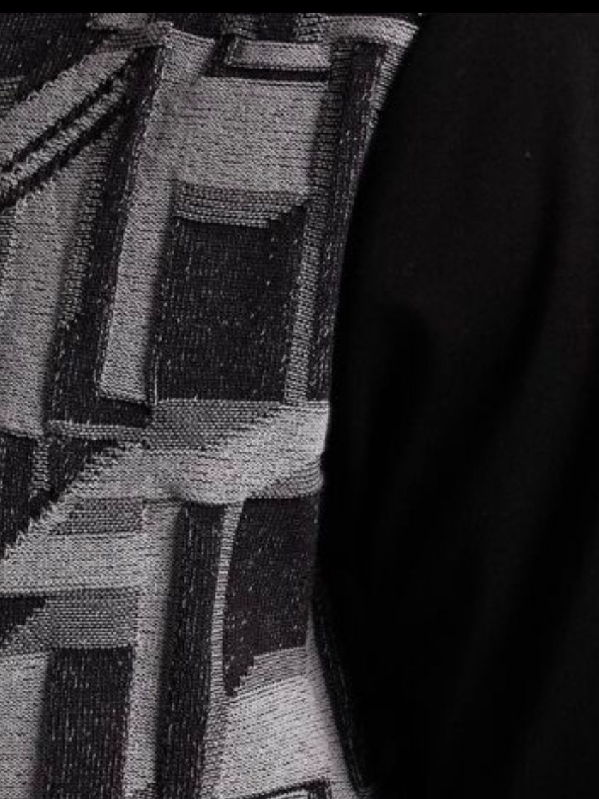 パネルニット VネックTシャツ 【MONSIEUR NICOLE】