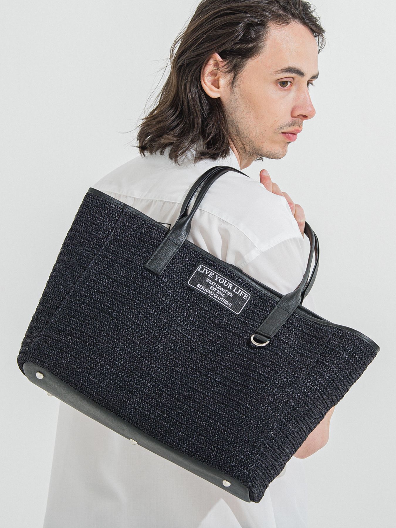 【予約品 】MESH TOTE BAG / メッシュトートバッグ / ブラック