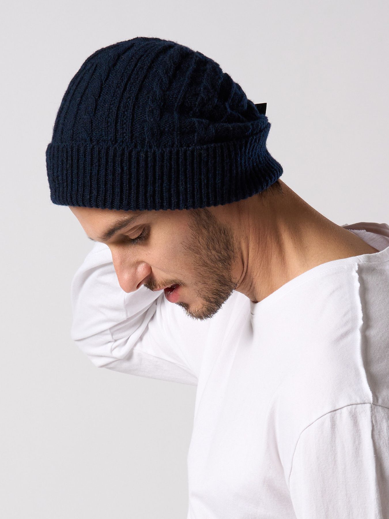 【予約品 4月19日(日) 18時締切】lomond×powder multi kint cap / ウール ニットキャップ / ネイビー