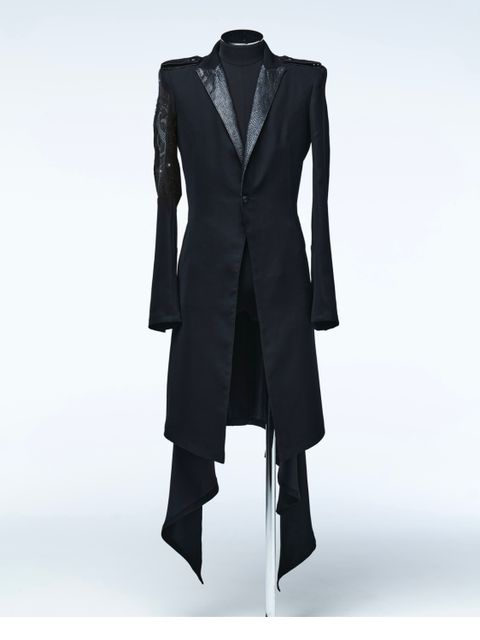 《予約品4月23日18時締め》 FishLapelPeackedJacket / ピークドジャケット  / ブラック スワロ【THE ONENESS】 8月中入荷予定