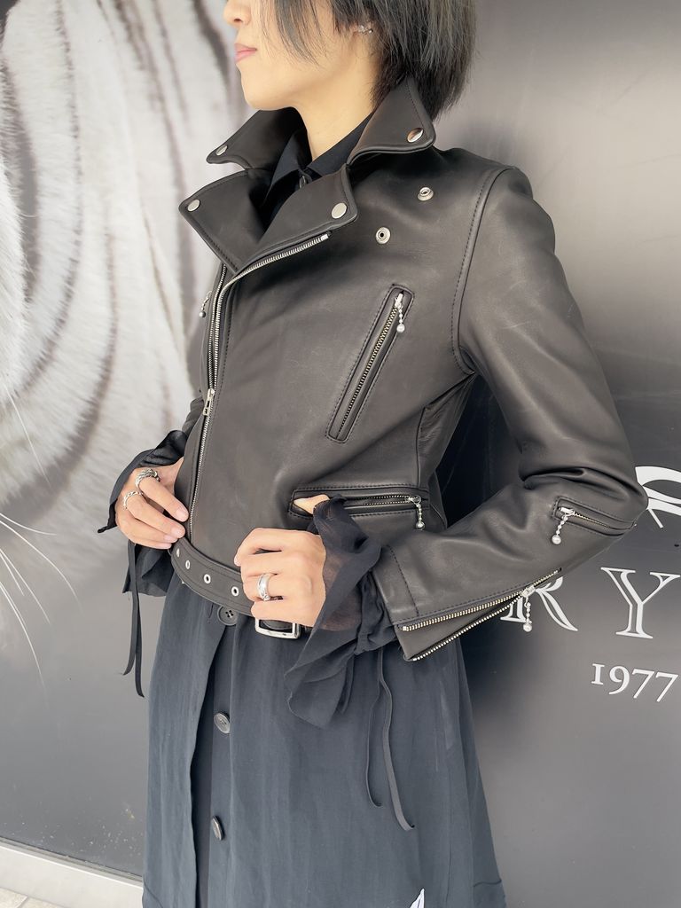 BOY LONDON - シープレザー ダブルライダースジャケット BOY LONDON - シープレザー ダブルライダースジャケット