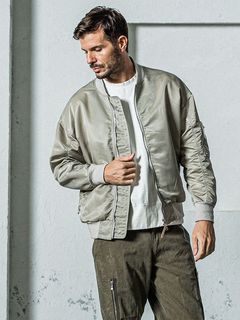LIGHT David JACKET / フライトジャケット / グレージュ