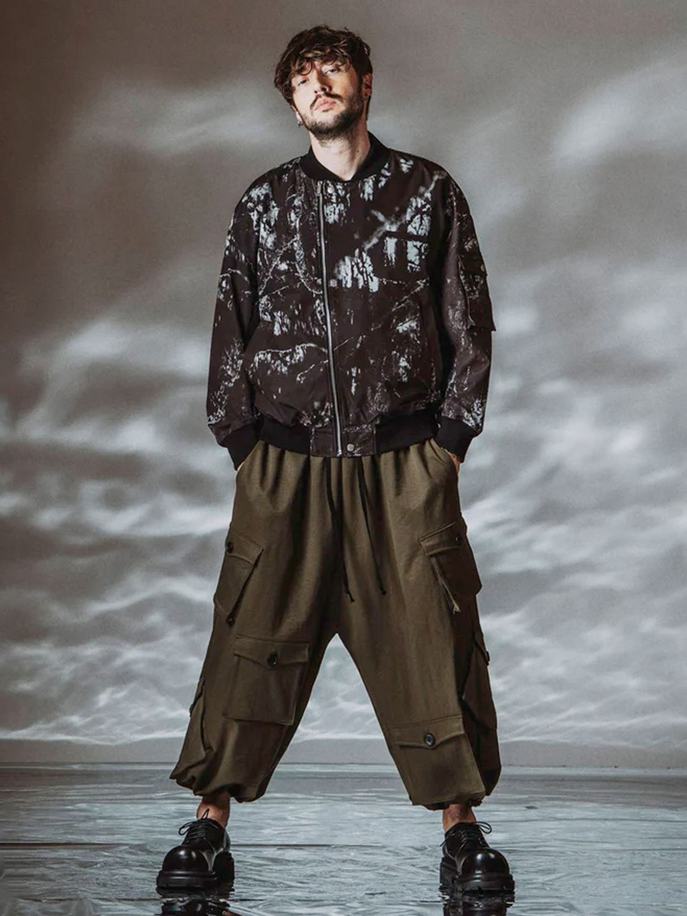 ライダースBIG-MA-1-BLZ / リアルツリーカモフラージュ【NO ID.】