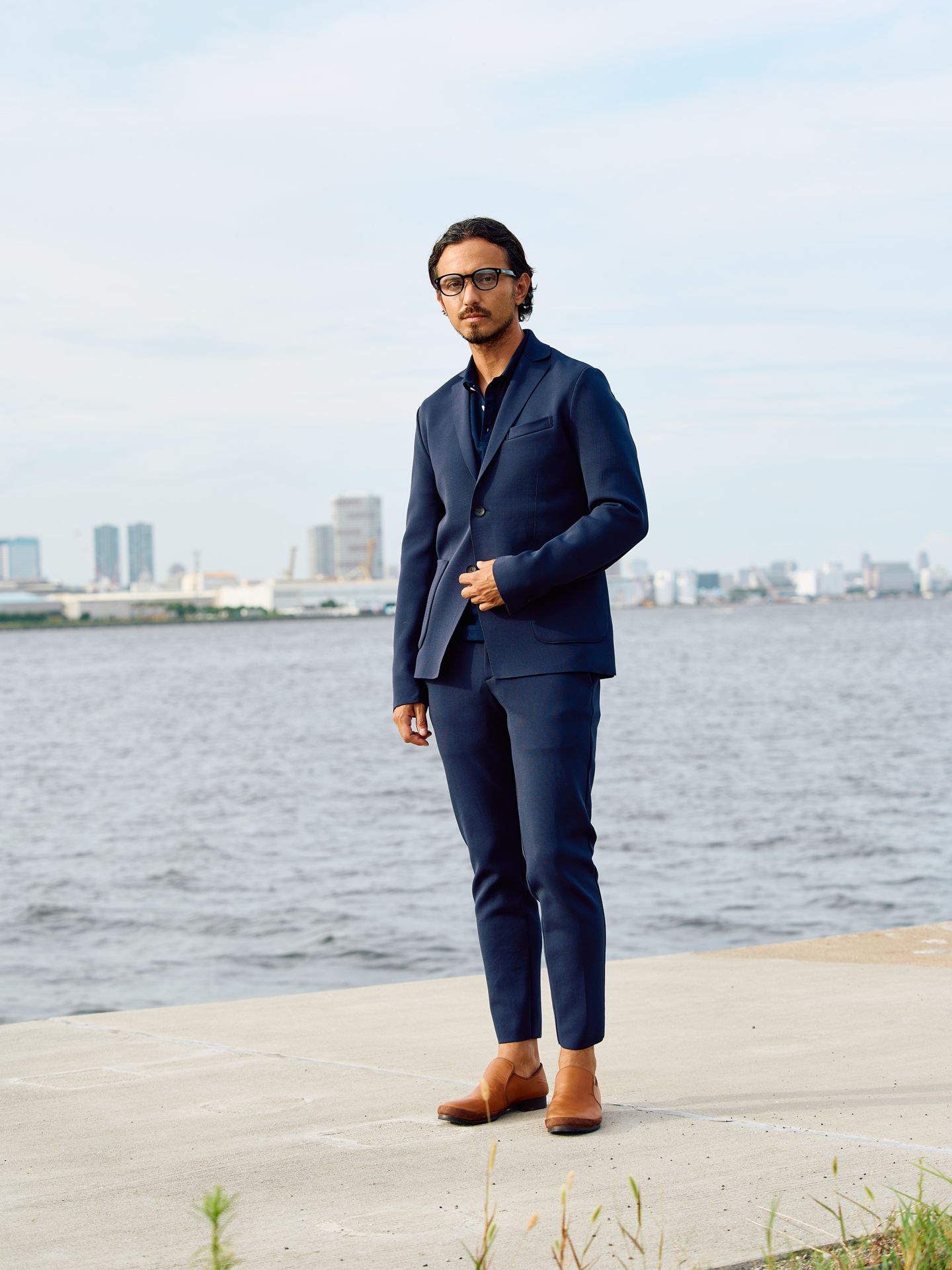 【予約品9月19日 10時締め】 soft leather slip-on / レザースリッポン / ブラウンベージュ