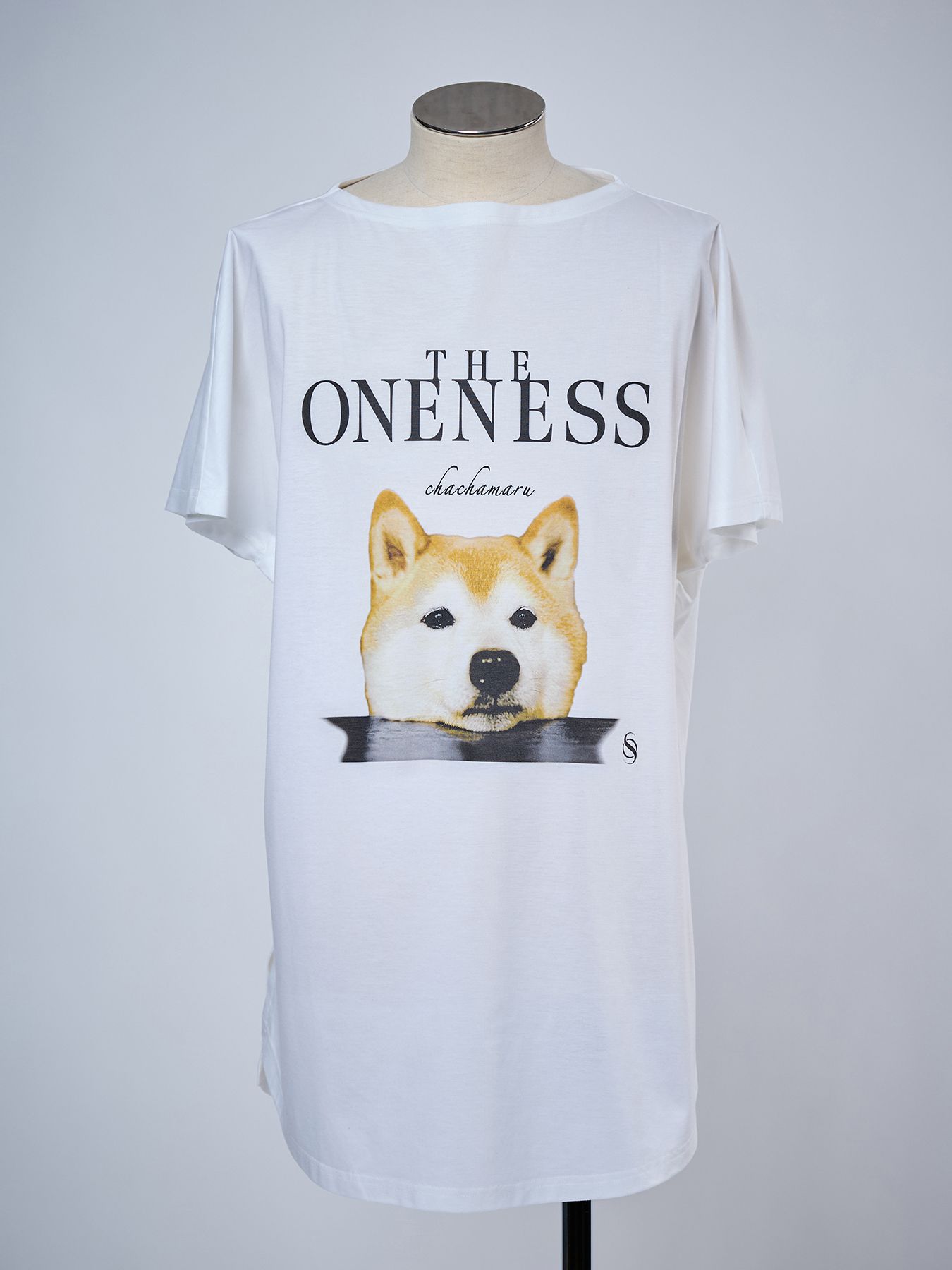 【予約品 4月26日(日) 締切】《犬猫保護活動チャリティー企画》Organic Cotton French Sleeve T / オーガニックコットン フレンチスリーブ Tシャツ / ホワイト