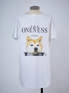 【予約品 4月26日(日) 締切】《犬猫保護活動チャリティー企画》Organic Cotton French Sleeve T / オーガニックコットン フレンチスリーブ Tシャツ / ホワイト