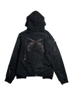 《予約品8月31日 23時55分締め》 COLLEGE HOODIE A / パーカー / ブラック 【roarguns 】 2024年2月入荷予定