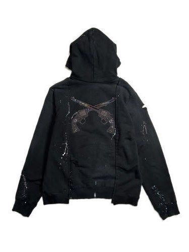 《予約品8月31日 23時55分締め》 COLLEGE HOODIE A / パーカー / ブラック 【roarguns 】 2024年2月入荷予定