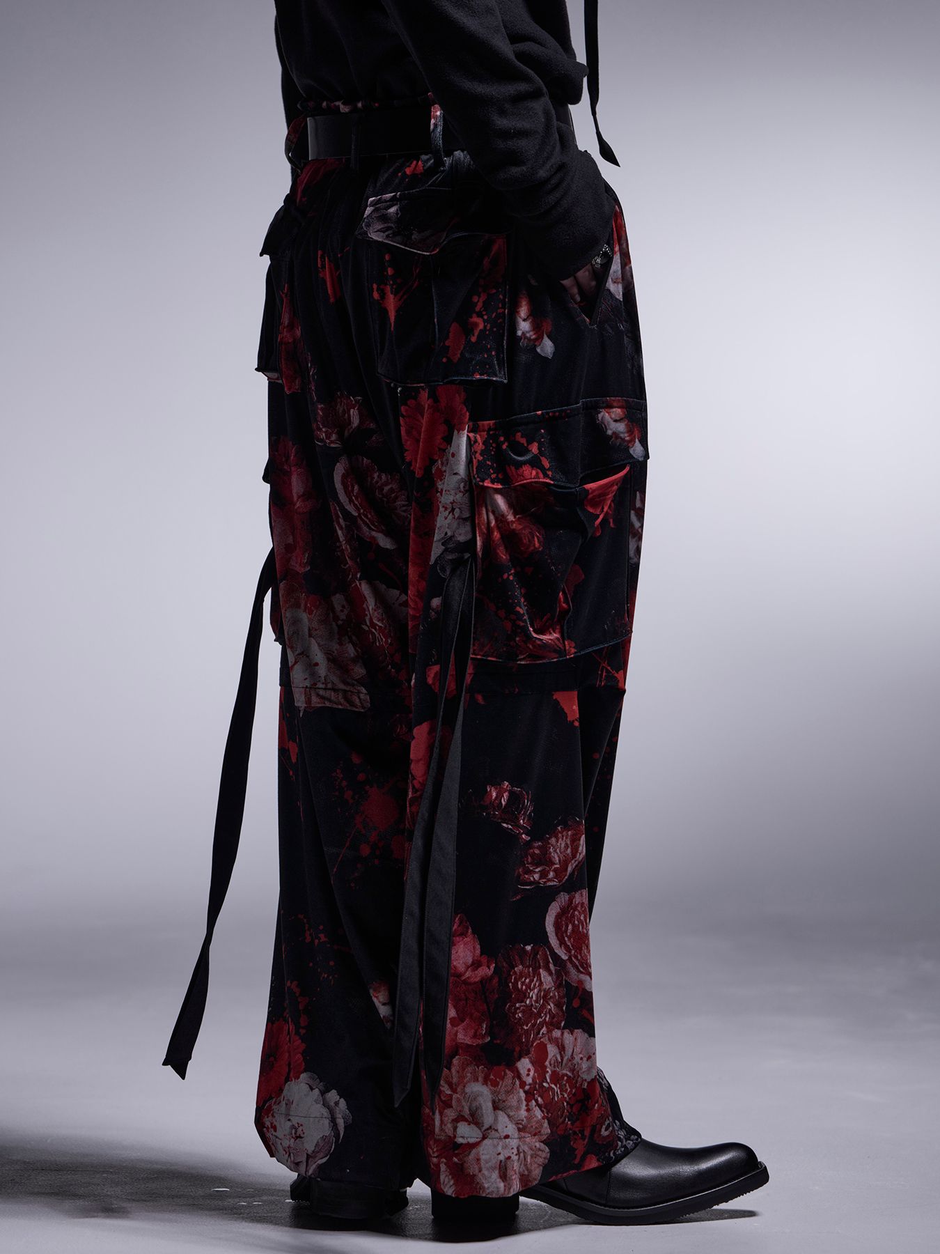 【予約品 】Wide Cargo Pants / ワイドカーゴパンツ / フローラ