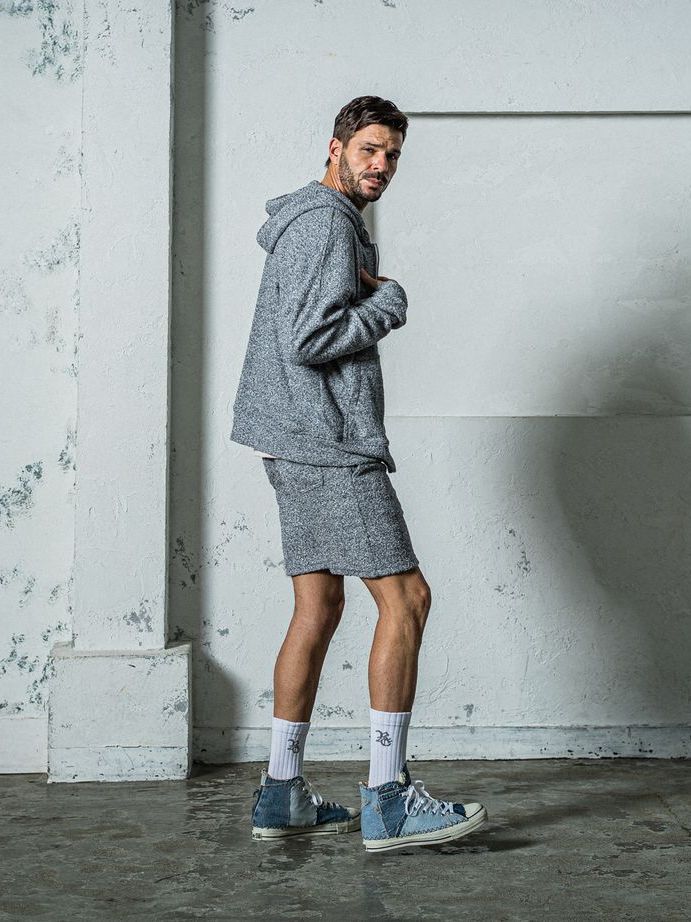 《予約11月17日19時締め》 MOLE YARN PILE zip loose hoodie / ジップフーディブ / グレー