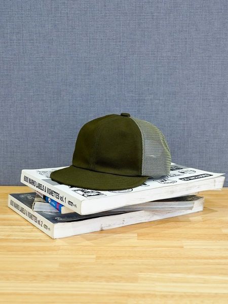 BRIDGE CAP TYPE1 MESHメッシュ カーキ【Mighty Shine】
