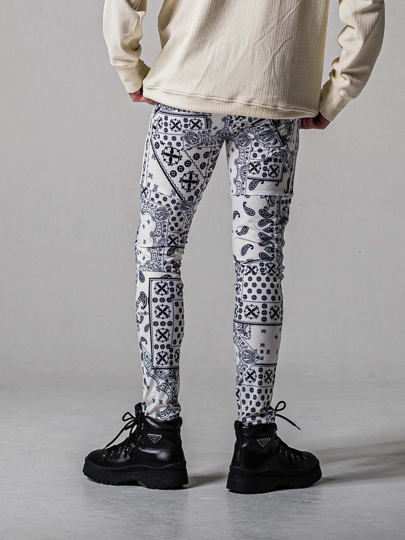 【予約品 11月16日(日) 締切】JOHNSON LINE PANTS / ジョンソンラインパンツ / バンダナホワイト