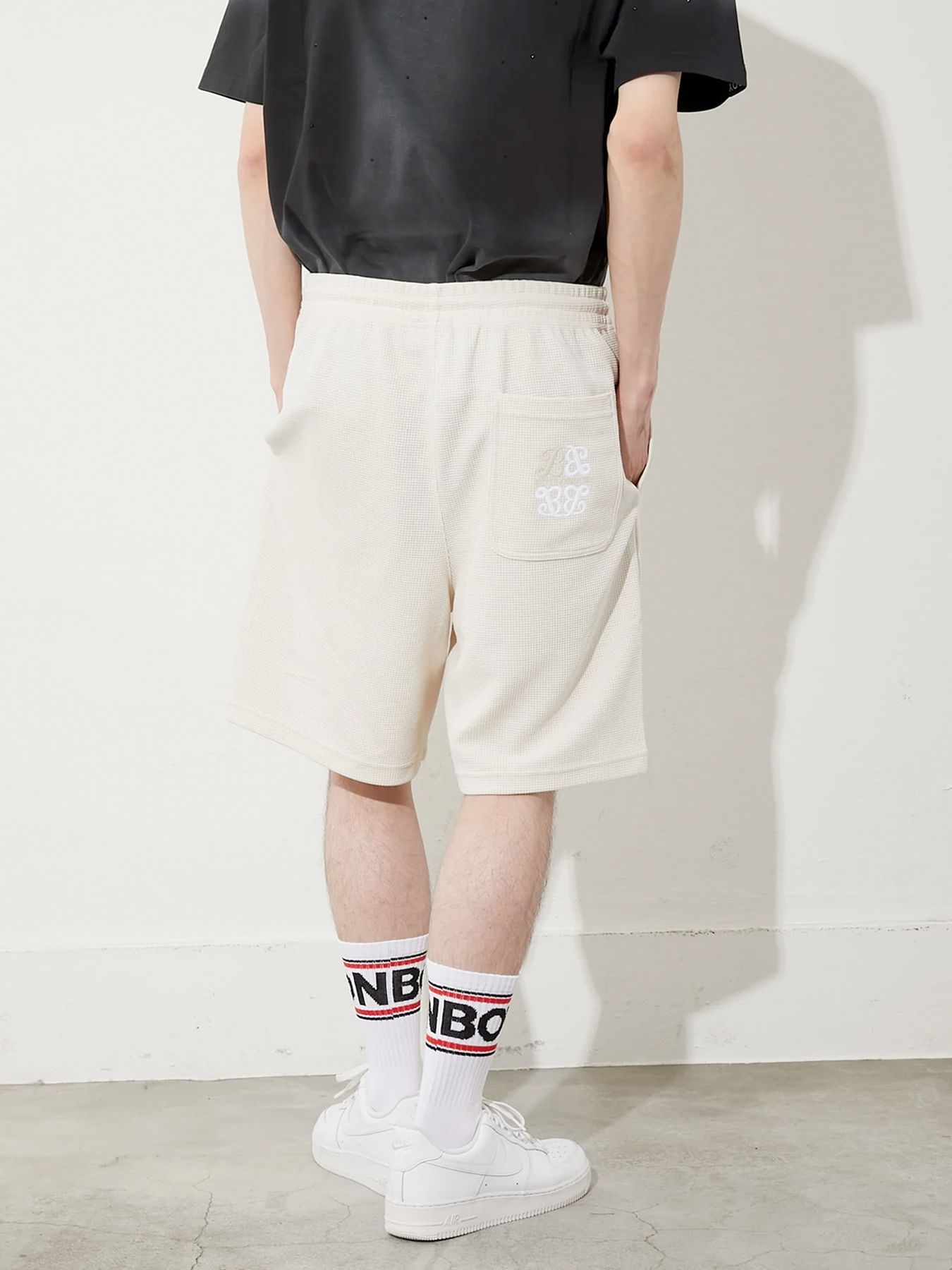 WAFFLE SHORT PANTS / ワッフルショートパンツ / カーキベージュ