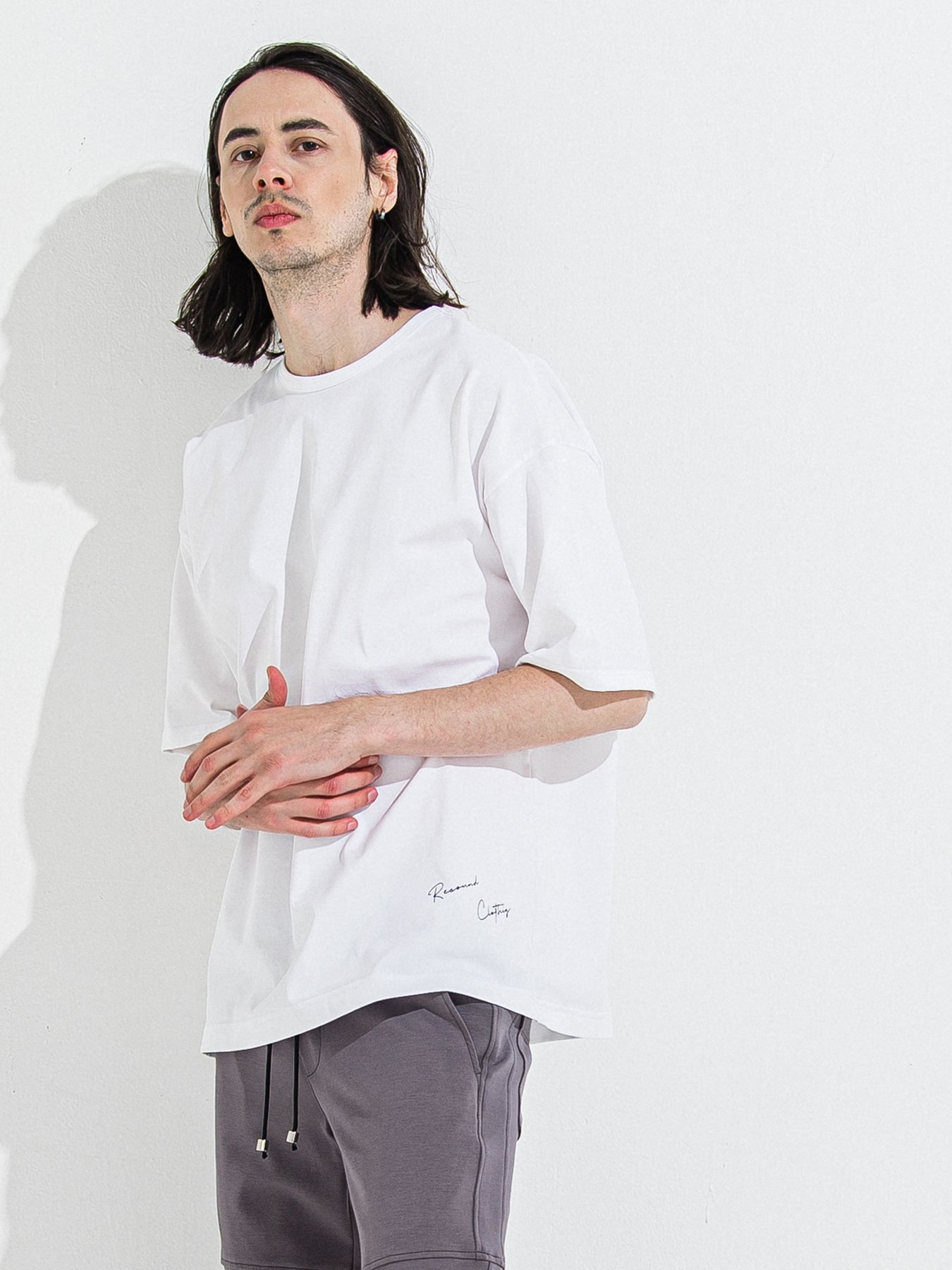 【予約品 】YOAKE PHOTO OVER TEE /  フォトオーバーサイズTシャツ / ホワイト