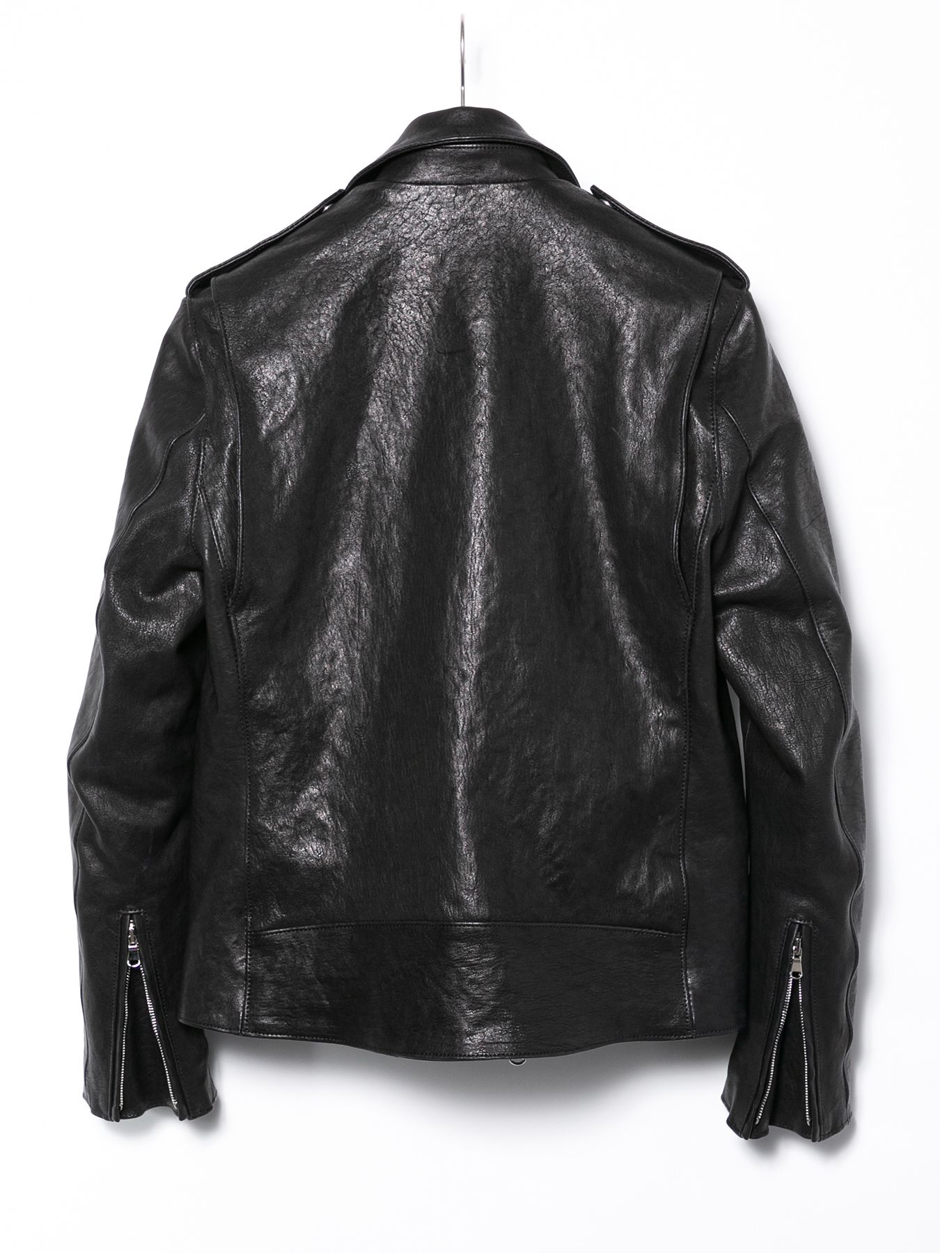 【予約品 4月27日(日) 締切】Pit Vegetable Full Tanned Shrinked Horsehide Double Riders / フルタンニン ピット鞣し シュリンクホースハイド ダブルライダース / JOEY