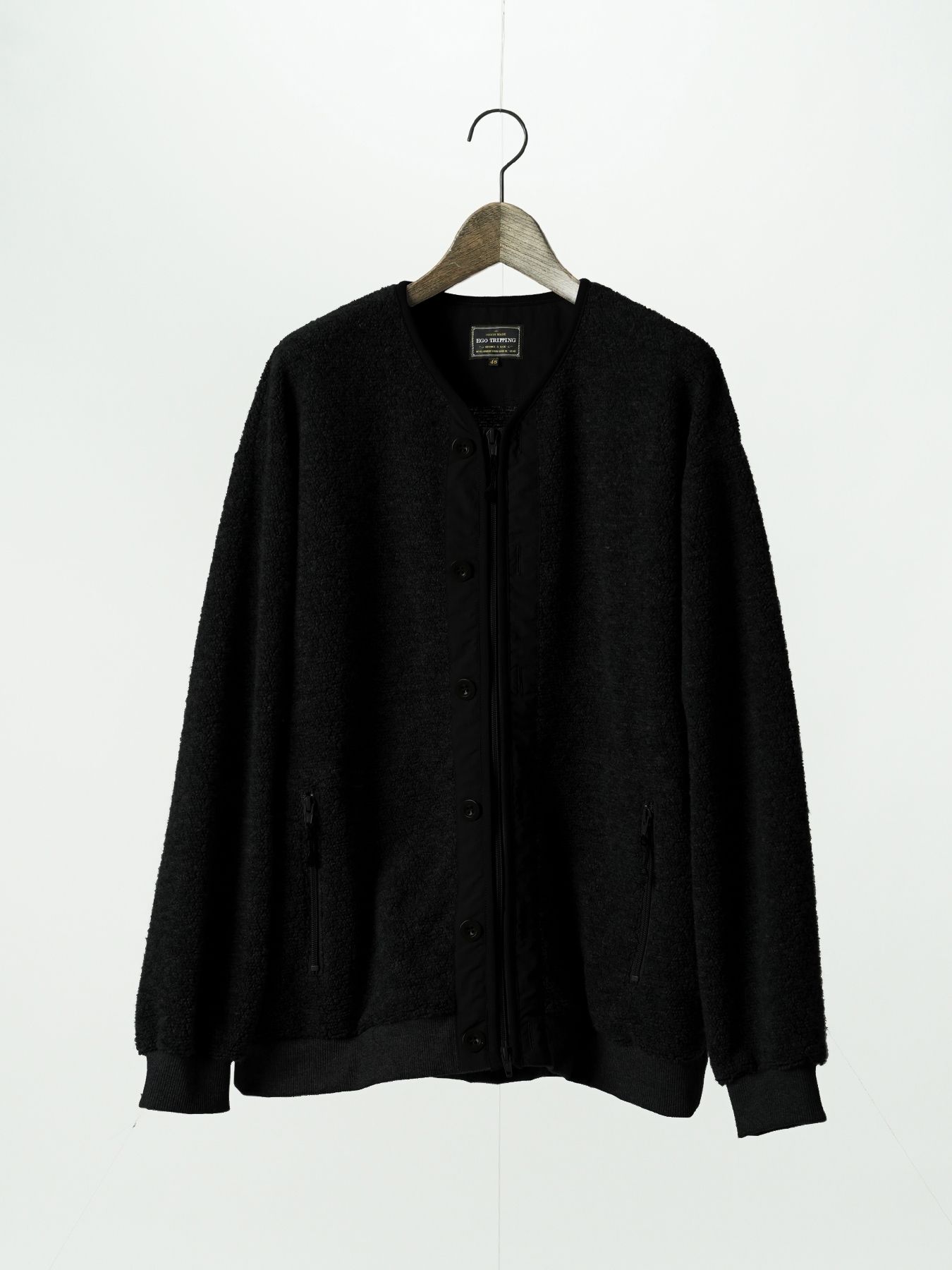【予約品 5月27日(水) 締切】WOOLBOA-LINERJACKET / ウールボアブルゾン / ブラック