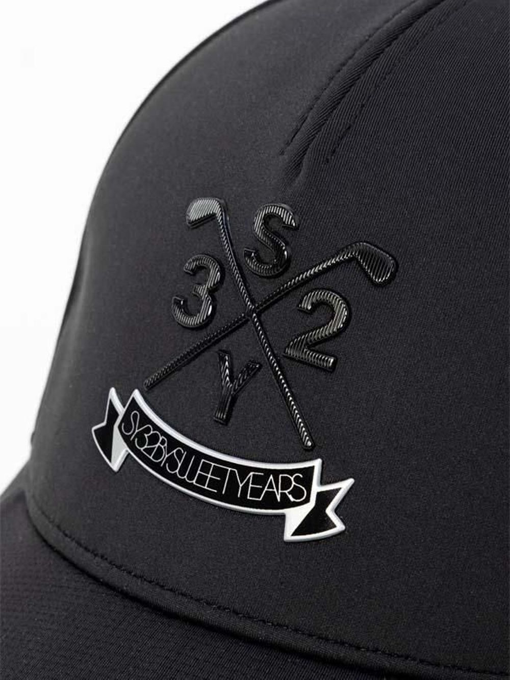 DOUBLE FACE CAP / ダブルフェイス キャップ / ブラック【SY32 by SWEET YEARS GOLF】