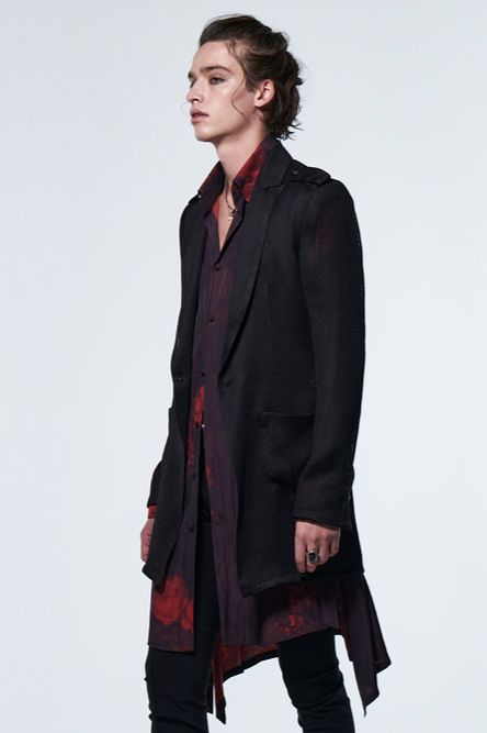《予約品》 UnconPeackedJacket / ブラック 【kiryuyrik】 2023年5月以降入荷予定