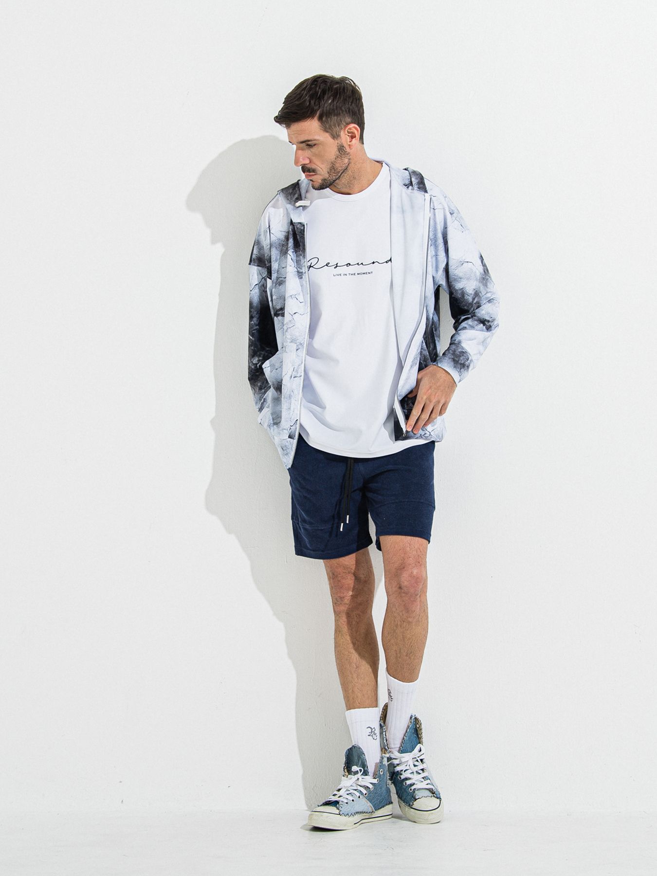 【予約品】TYLER PILE SHORTS / タイラーパイルショーツ / ネイビー