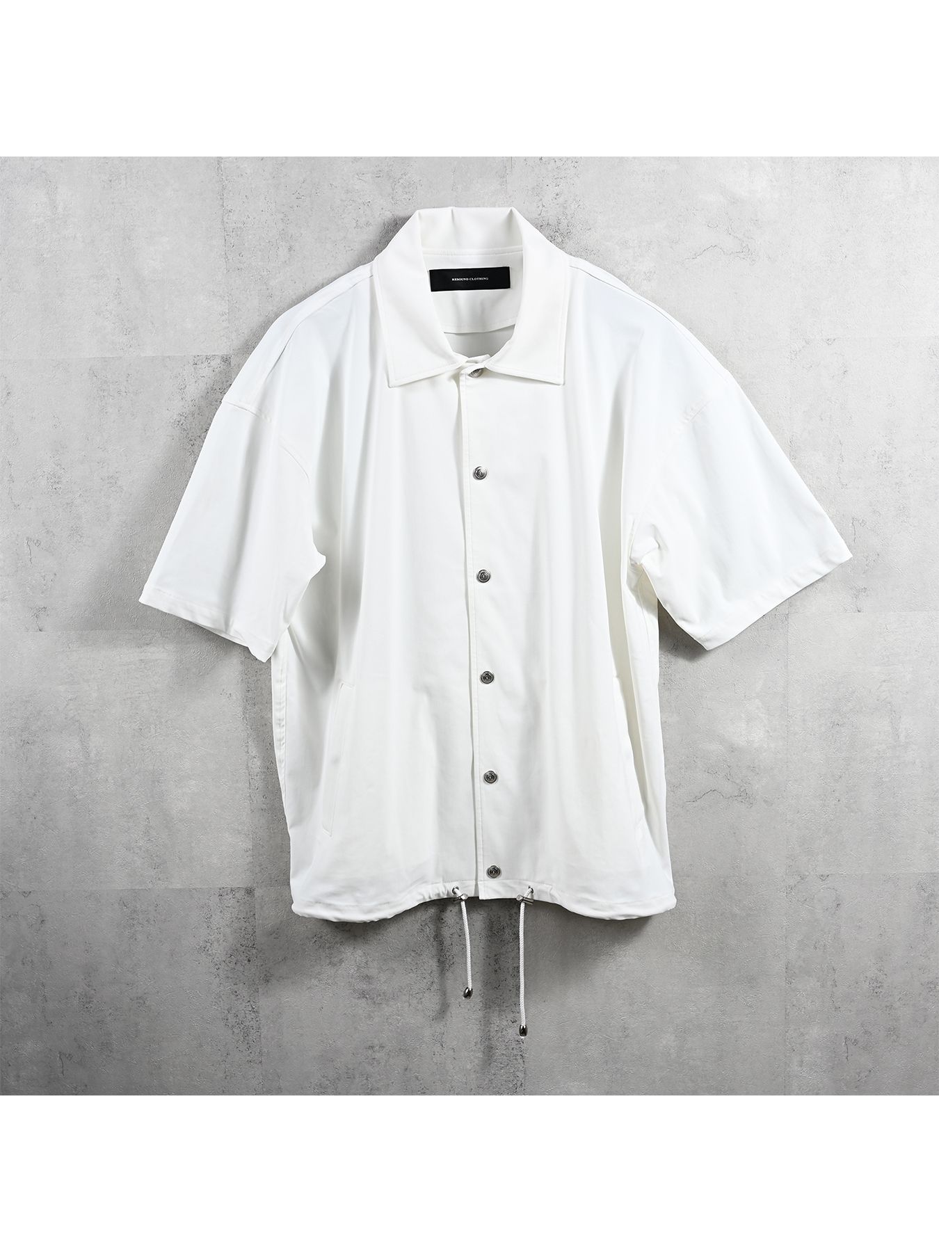 【予約品 】NYLON HALF COACH JACKET / ナイロンハーフコーチジャケット / ホワイト