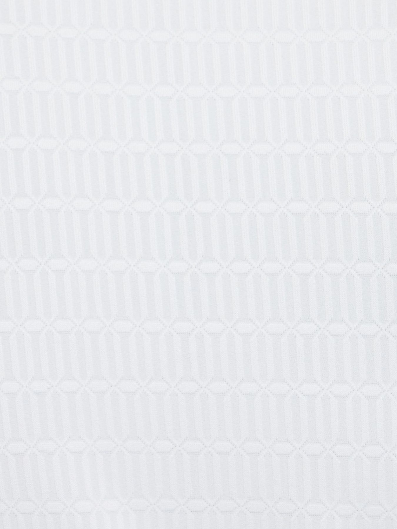 リンクスジャカードアラカルトVネックプルオーバー / ホワイト【HIDEAWAYS NICOLE】