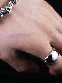 Domed Ring -Narrow- / LOVE / リング