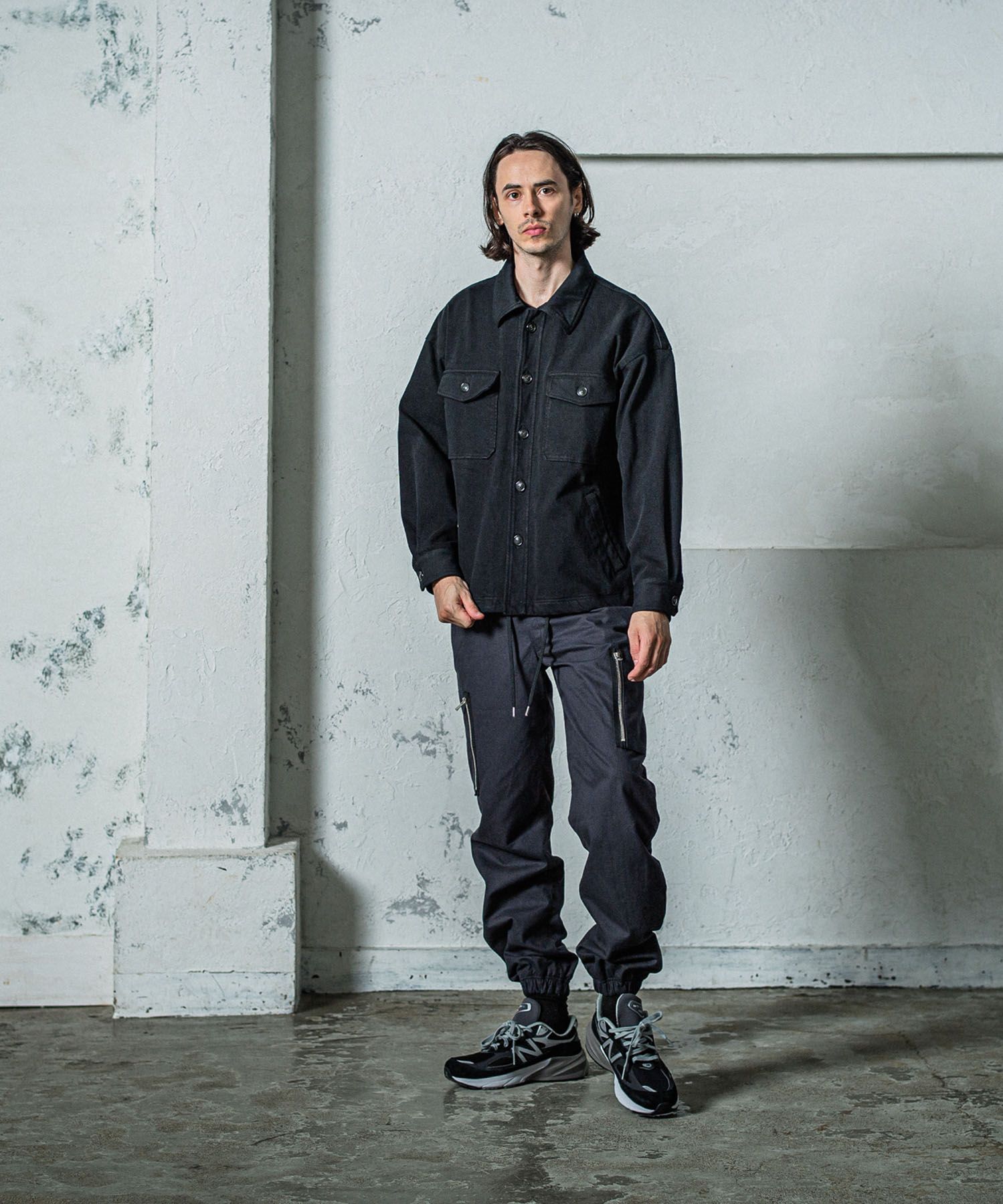 《予約11月17日19時締め》 DAVID CARGO PANTS BLACK