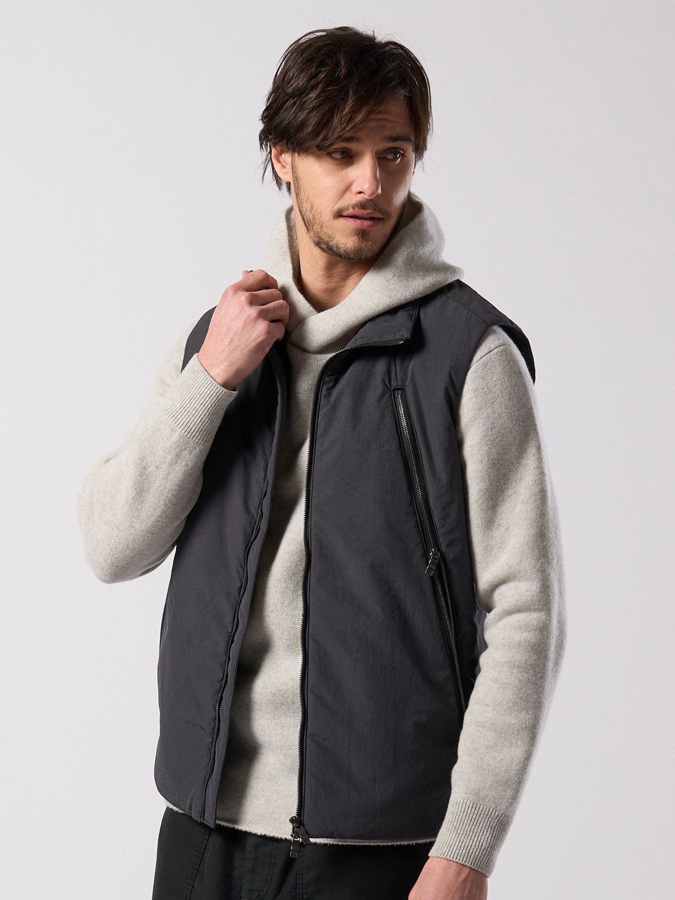 【予約品 4月19日(日) 18時締切】solid zip vest / ソリッド ジップベスト / フェードスミ