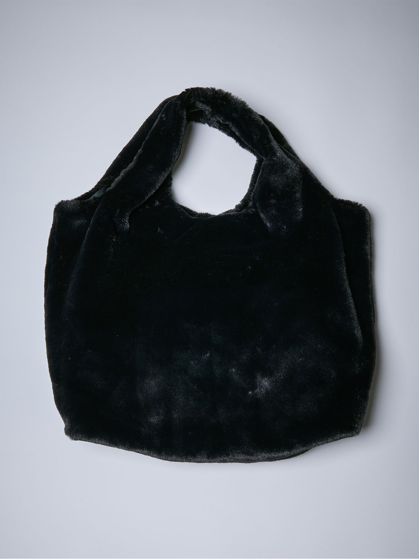 【予約品 10月26日(月) 締切】Fur Shoulder Bag / ファーショルダーバッグ / ブラック