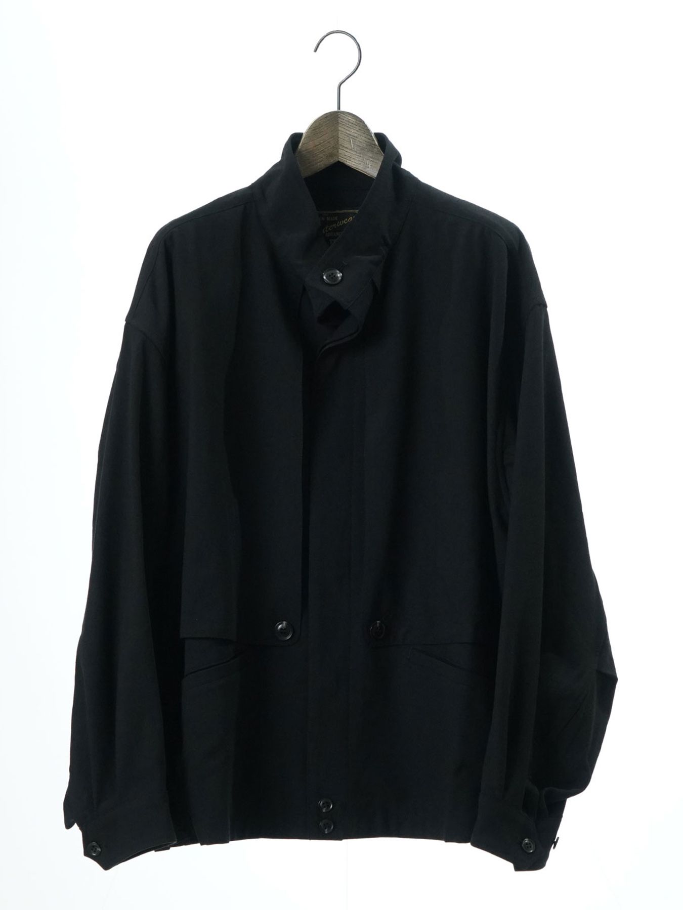 【予約品 10月26日(日) 締切】TRENCHSWINGTOP / トレンチスイングトップ / BLACK