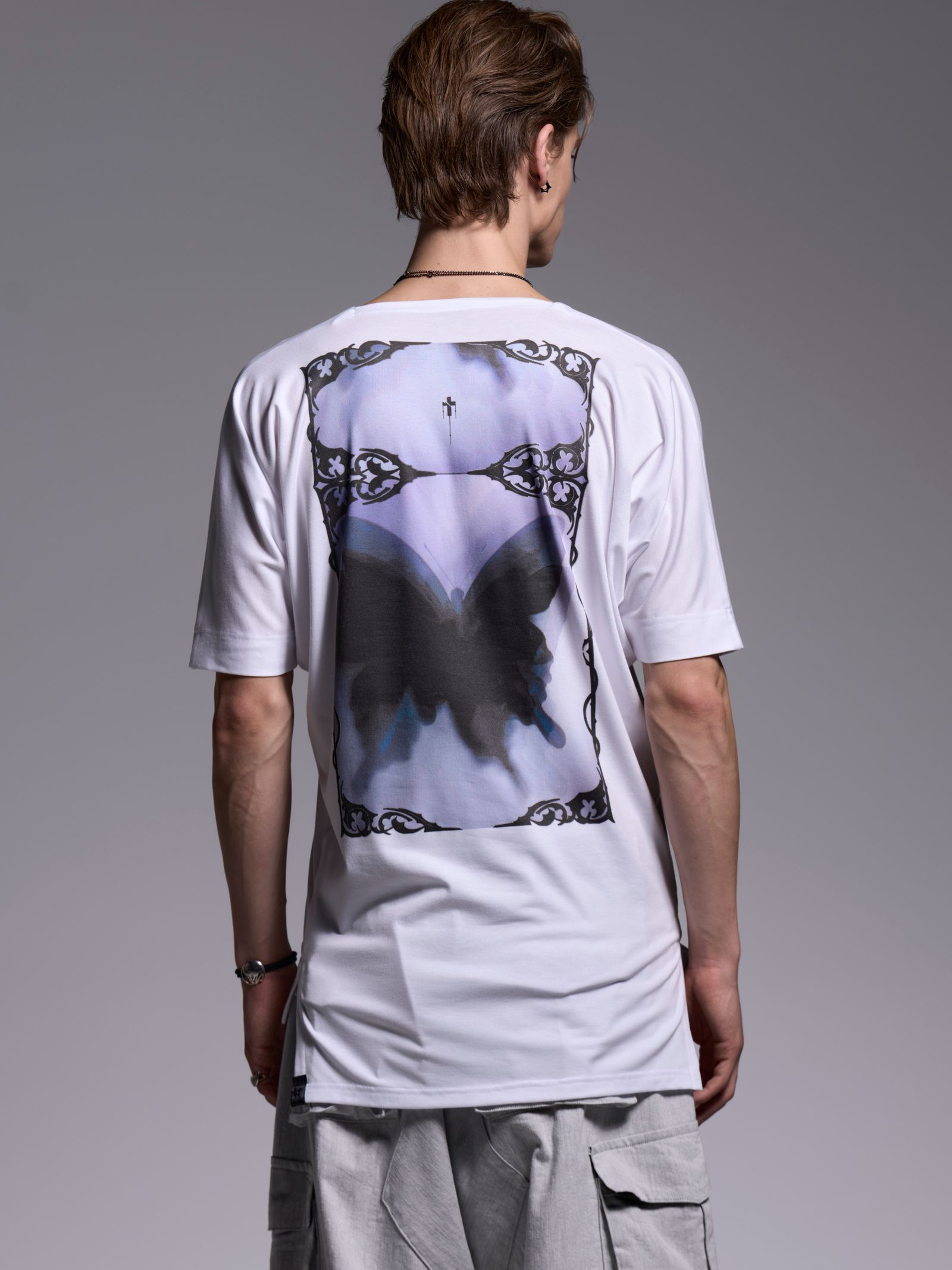 【予約品 1月4日(日) 締切】KIMONO Sleeve-T / 着物スリーブTシャツ / ホワイト