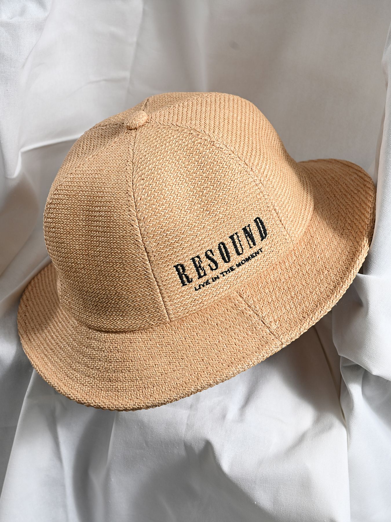 【予約品 】STRAW MESH BELL HAT / ストローメッシュベルハット / ベージュ
