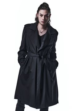 《予約品》 DrapCoat コート TWS Tropical / Black 【kiryuyrik】 7月入荷予定