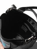 【予約】Tiphanie Shoulder バック ブラック×ブルー メゾンオノレ パリMAISON HONORE PARIS