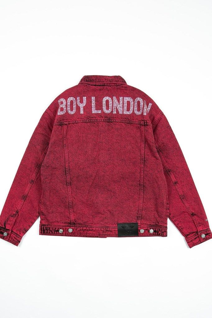 ピグメントダイ デニムジャケット / グリーン 【BOY LONDON】